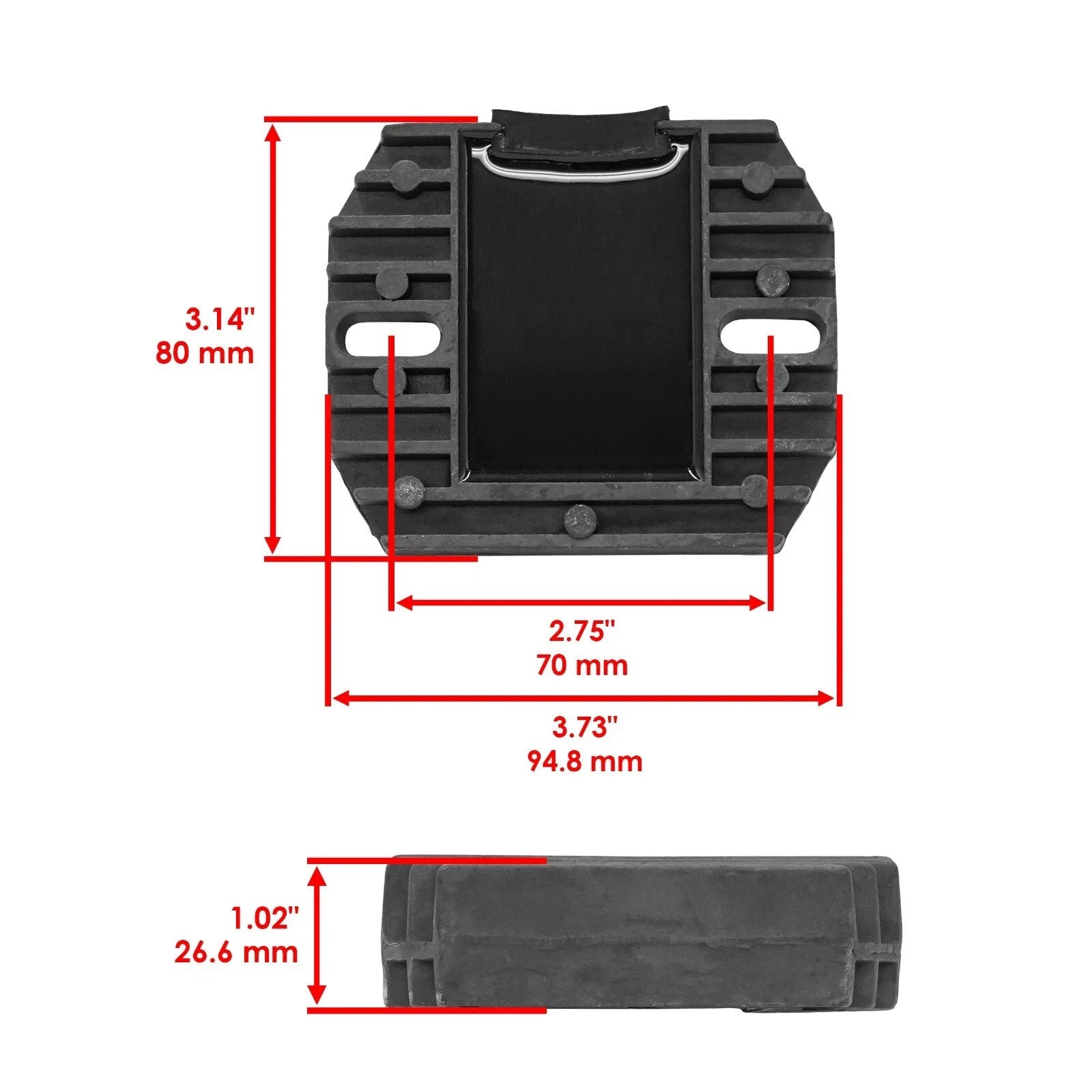 Caltric Regulator Rectifier for Honda CB550SC CB 550 SC Nighthawk 1983