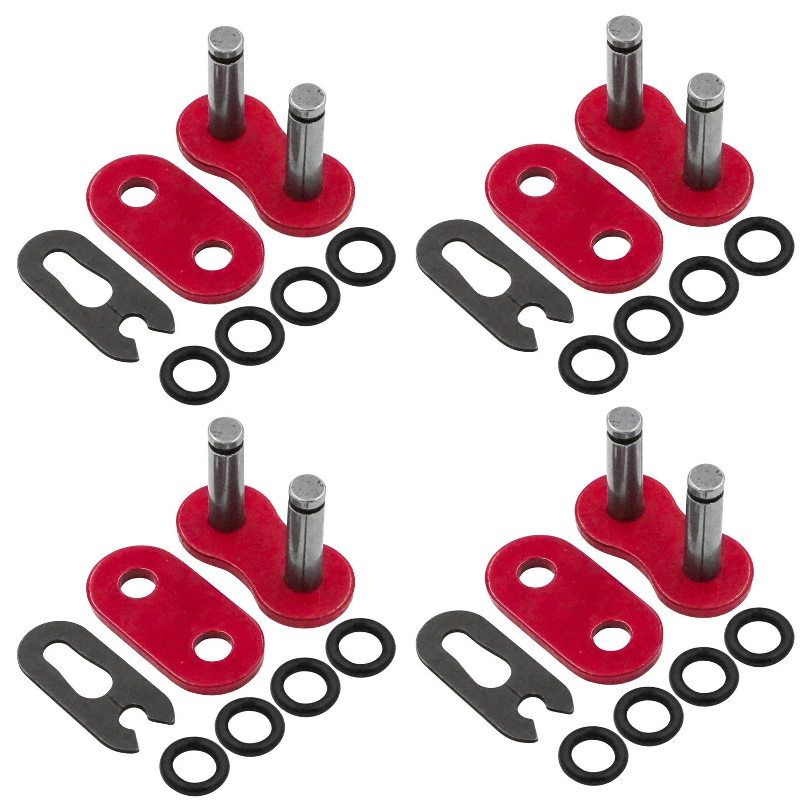 520 Chain Master Link W/ O Ring For Motorcycle Bike ATV Connecting Link Red