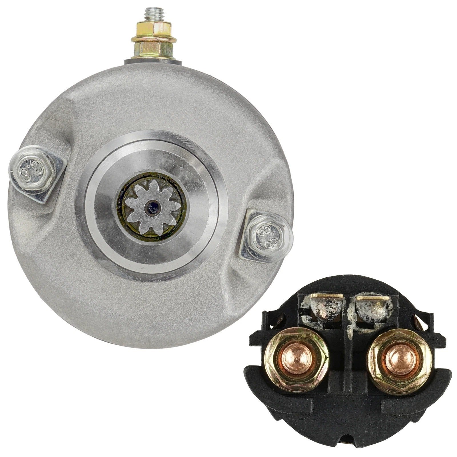 Starter And Relay Solenoid for Kawasaki Prairie 400 2X4 4X4 KVF400 1997-2002