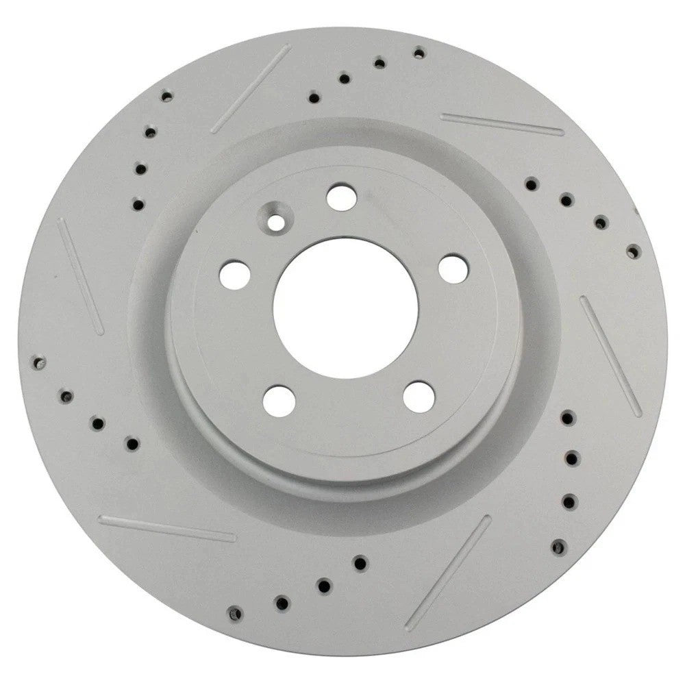 Front Rear Ceramic Brake Pad & Performance Coated Rotor Kit w/Chemicals
