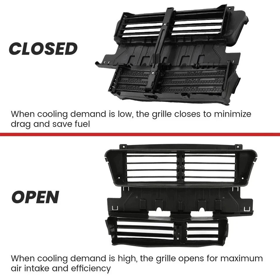 Radiator Active Grille Shutter Assembly W/O Motor For Ford Fusion 2017-2020