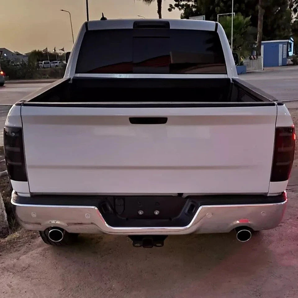 For 2009-2018 Dodge Ram 1500 2500 3500 LED Bar Brake Lamps Black Tail Lights DOT