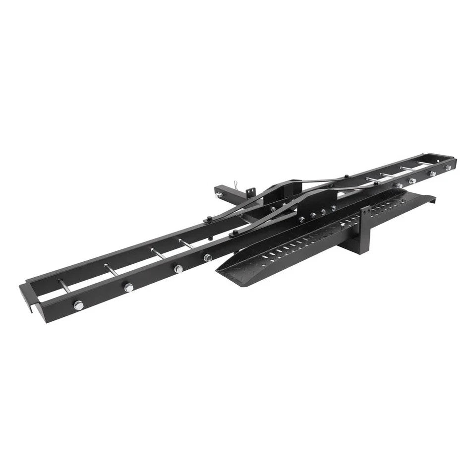 500lbs Hitch-mount Motorcycle Carrier Hitch Mount Rack Dirt Bike Hitch Truck 75"
