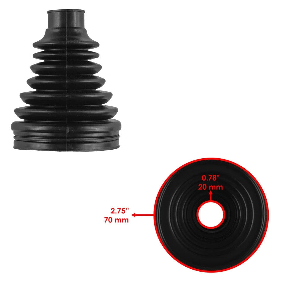 Rear Axle Inner Outer CV Boot Kit for Polaris RZR 800 EFI 2008 2009 2010