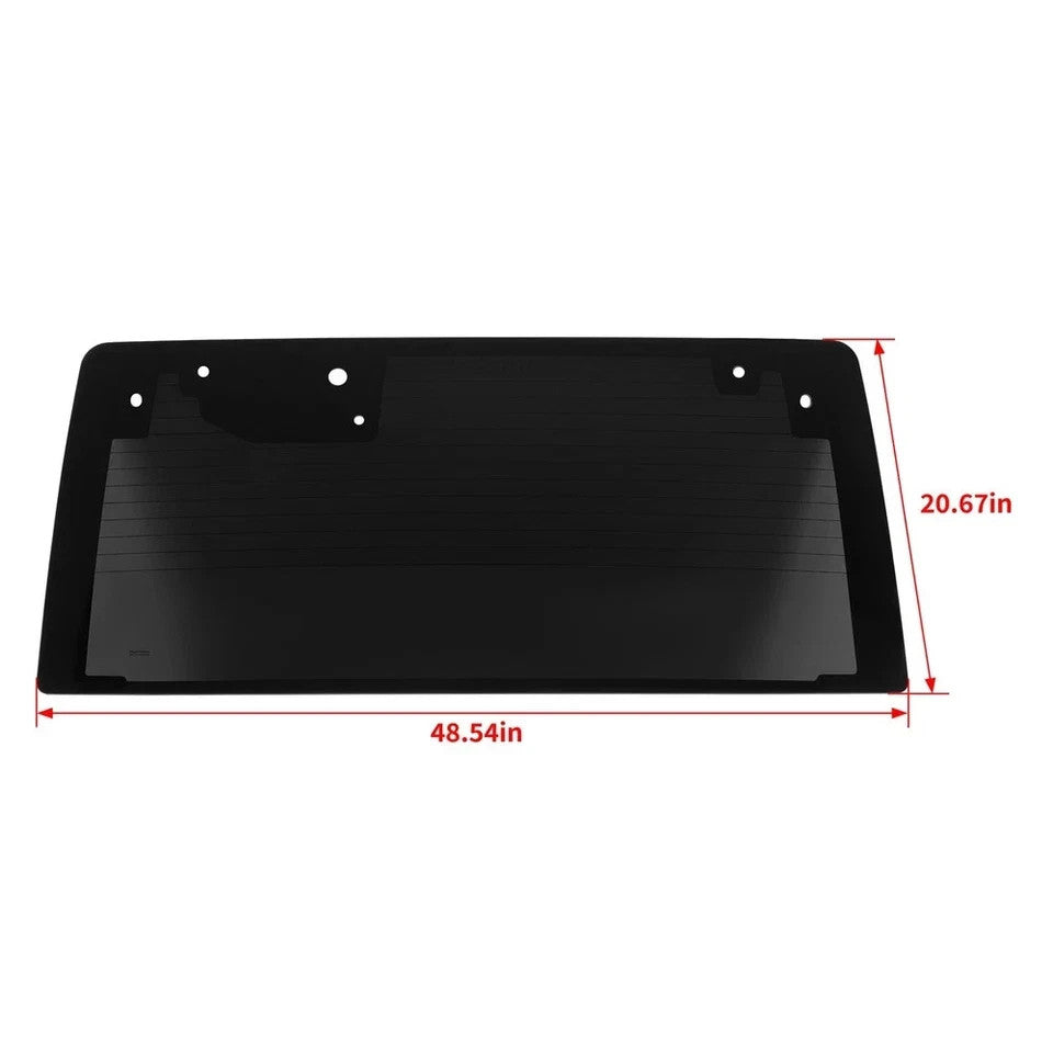 Rear Window Glass Back W/Heated Dark For Jeep Wrangler JK 2011-2017