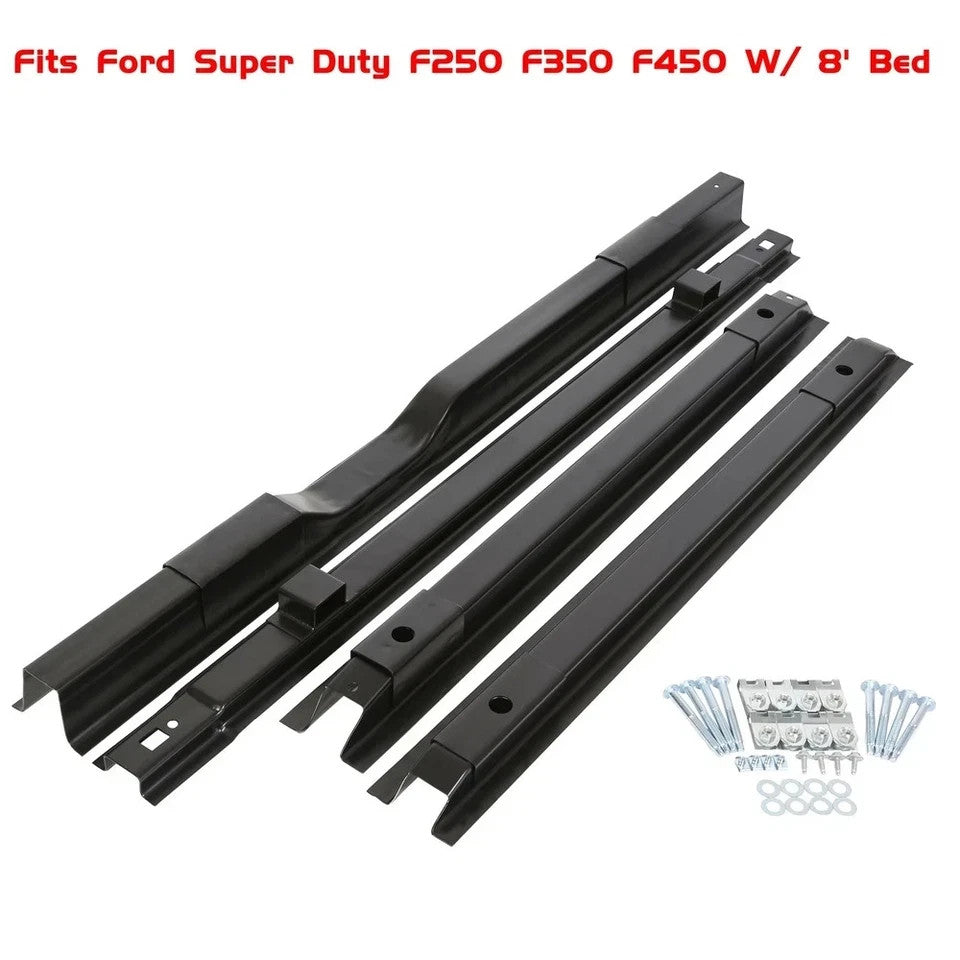 4X Short Bed Truck Floor Support Crossmember For 99-18 Ford Super Duty F250 F350