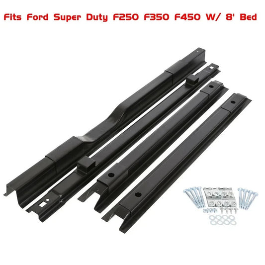 4X Short Bed Truck Floor Support Crossmember For 99-18 Ford Super Duty F250 F350