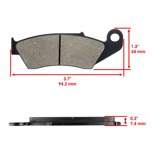 Brake Pads for Honda CRF450 CRF450R 2002-2020 Front Rear Motorcycle Pads