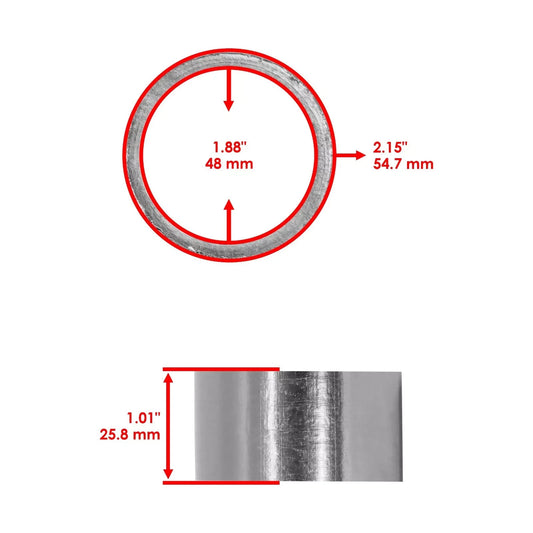 Muffler Connector Gasket for Suzuki GSX1300R Hayabusa 1300 1999-2022