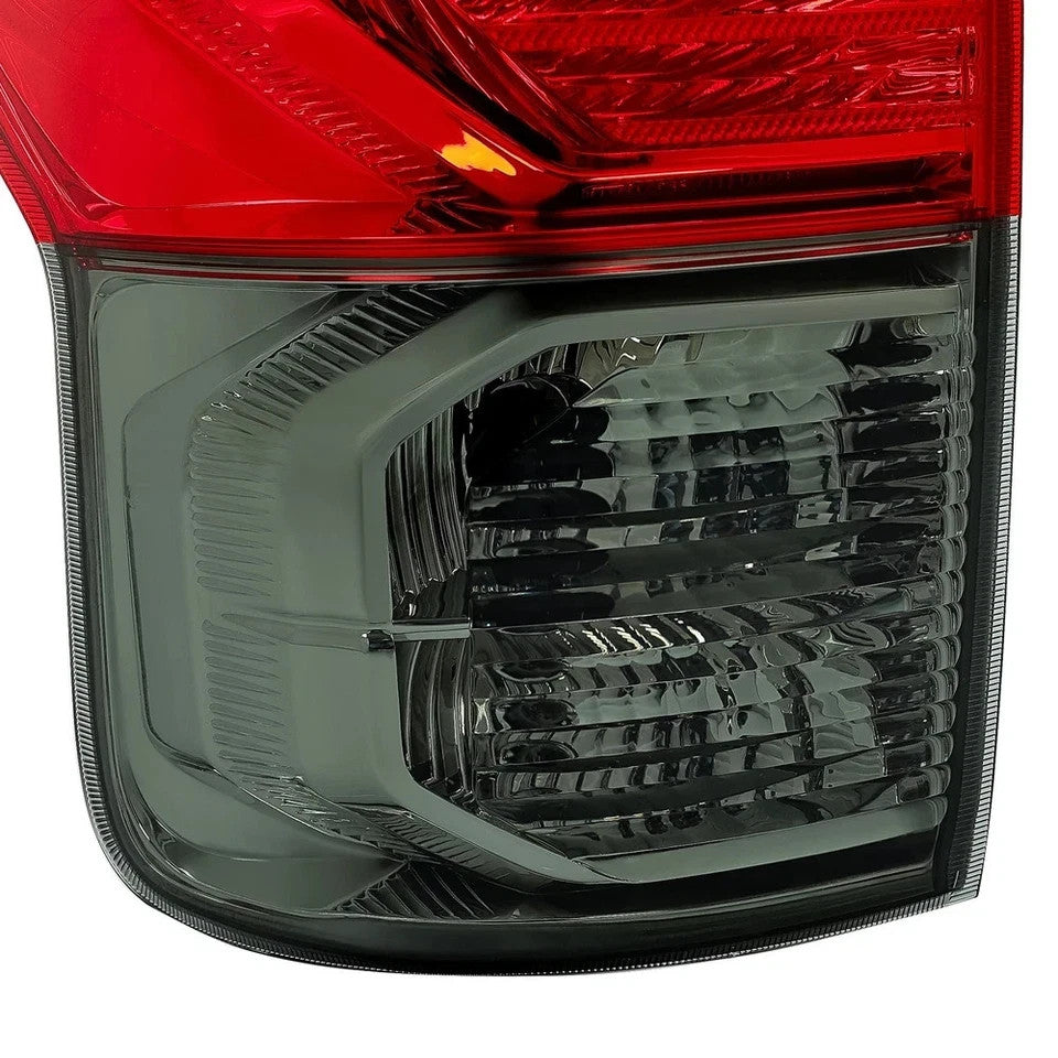 For Toyota Tundra 2007-2013 Red Smoke Pair Tail Light Assembly Brake Lamps LH+RH