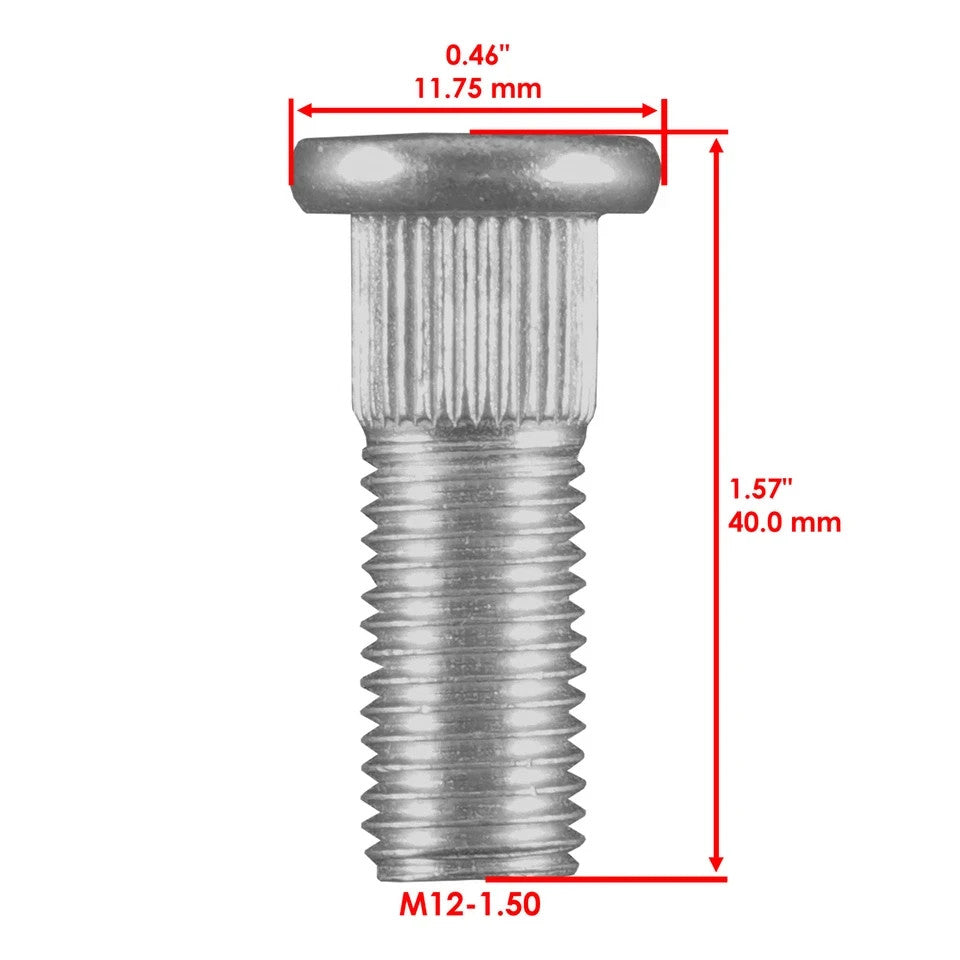 Front or Rear Hub Stud Bolt Fits Polaris RZR 4 900 / RZR 900 2015-2020