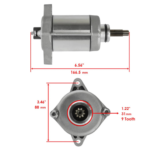 Starter And Relay Solenoid for Honda TRX420 FE TRX420FM Rancher 420 4X4 2007-13