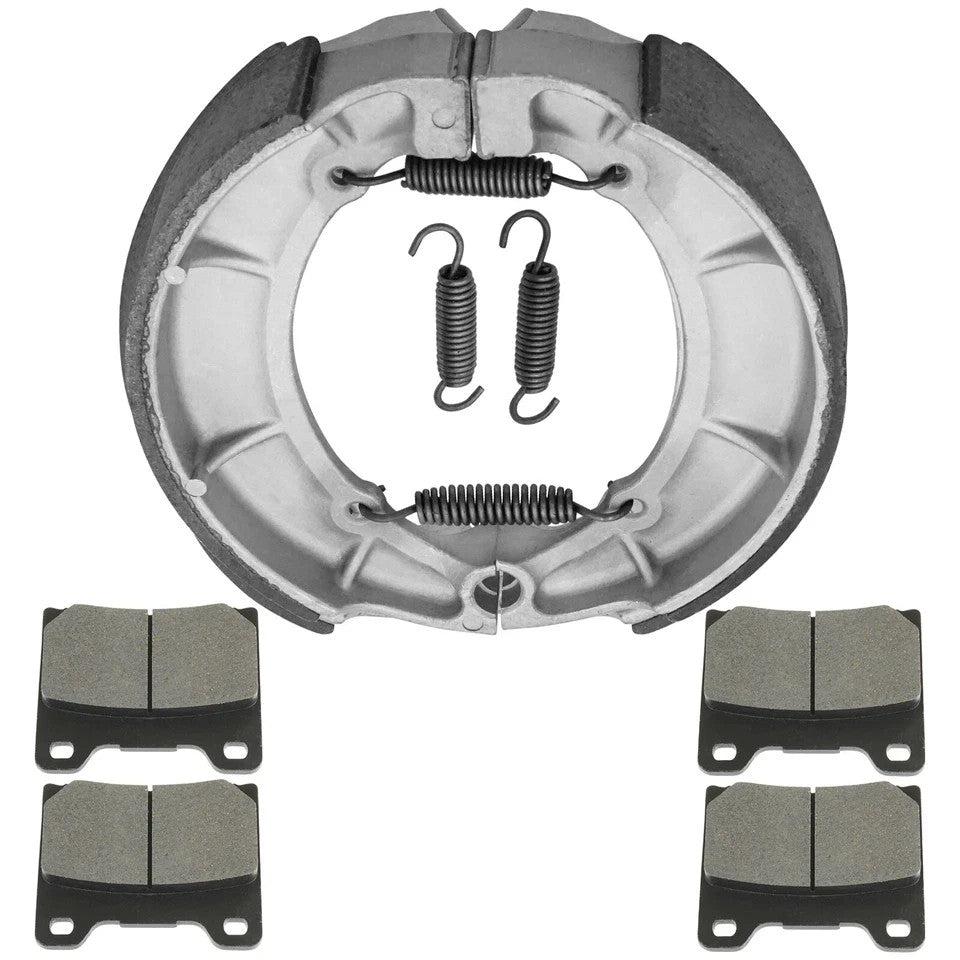 Front Brake Pads & Rear Shoes for Yamaha XV1100 XV1100S Virago 1100 1986-1999