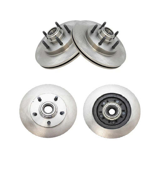 Front Brake Rotor Pair Set of 2 for F150 Pickup Truck 2WD 2x4 Blackwood