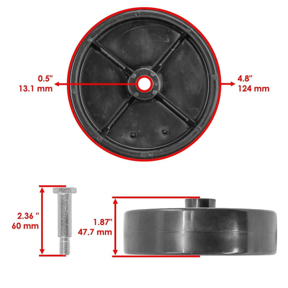 Deck Wheel for Cub Cadet 1106 1170 1180 1208 1238 1525 1527 1600 38" 42" 46" 2x