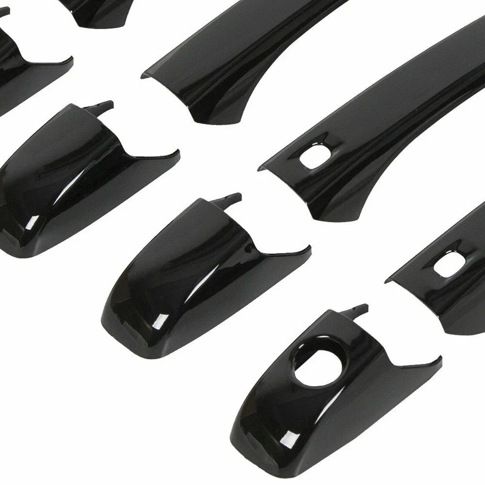 4x Exterior Door Handle Decor Cover Trim for Jeep Grand Cherokee 2011-2019 Black
