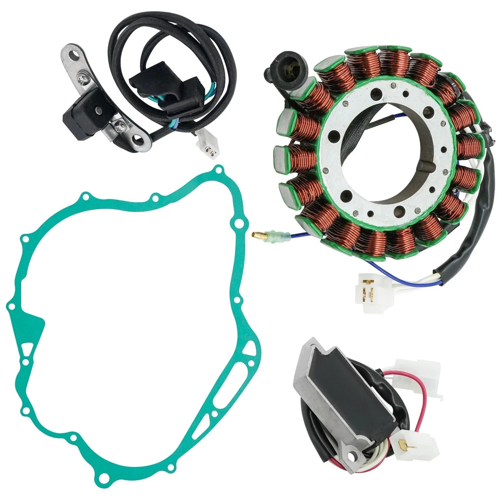 Stator & Pickup Coil Regulator & Gasket for Yamaha Virago 750 XV750 1991-1996