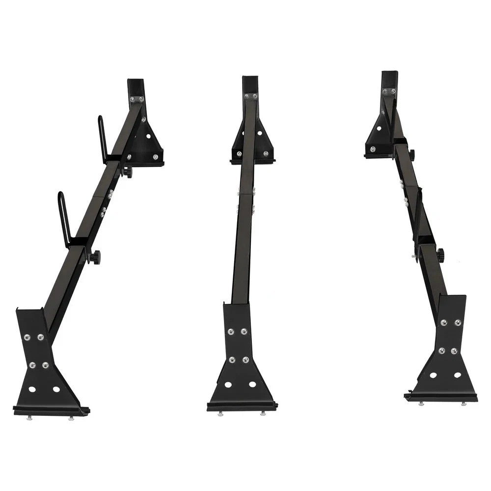 Ladder Roof Racks Steel Black Rack For Chevy Express Fullsize Van 3 bar 1996-On