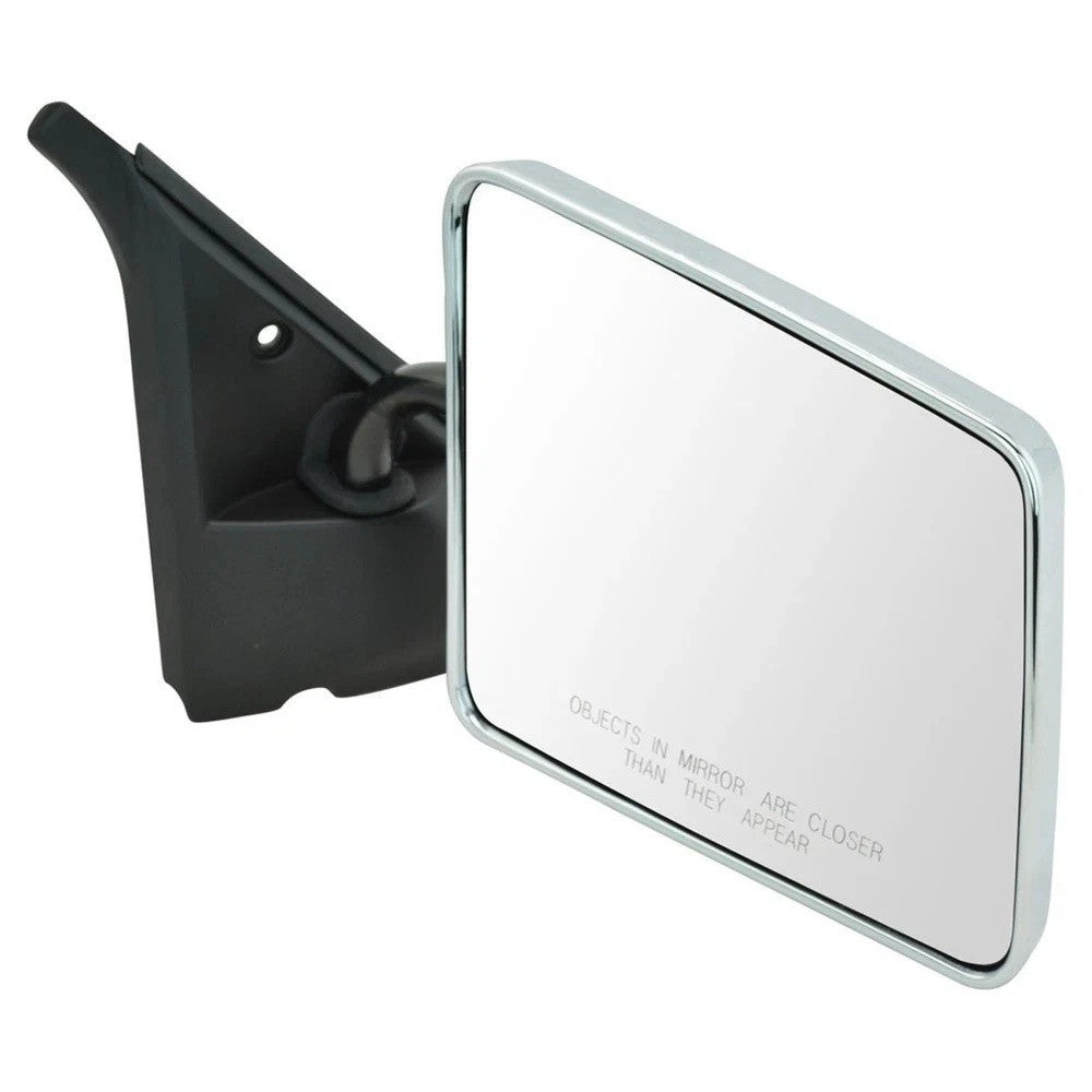 Stainless Steel Chrome Manual Side View Mirror Passenger Right for S10 S15