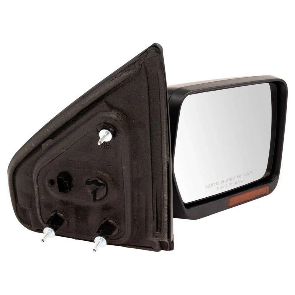 Mirror Power Folding Heated Signal Memory Puddle Smooth Black Right RH for F150