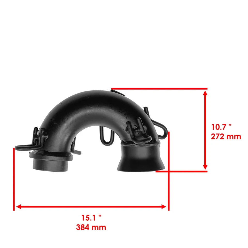 Caltric 1262138489 1262139489 Exhaust Manifold and Elbow Pipe Kit For Polaris