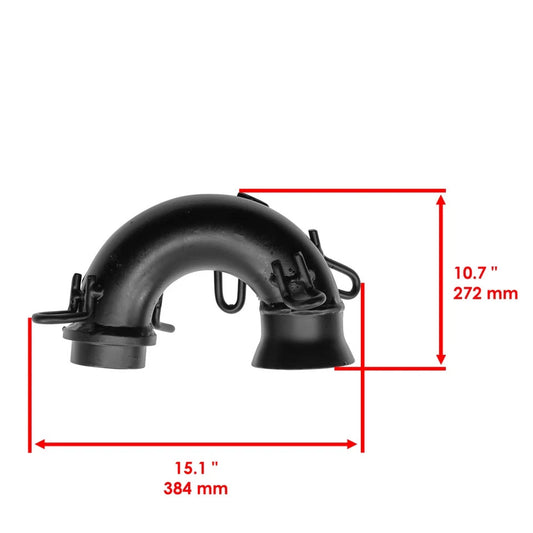Caltric 1262138489 1262139489 Exhaust Manifold and Elbow Pipe Kit For Polaris