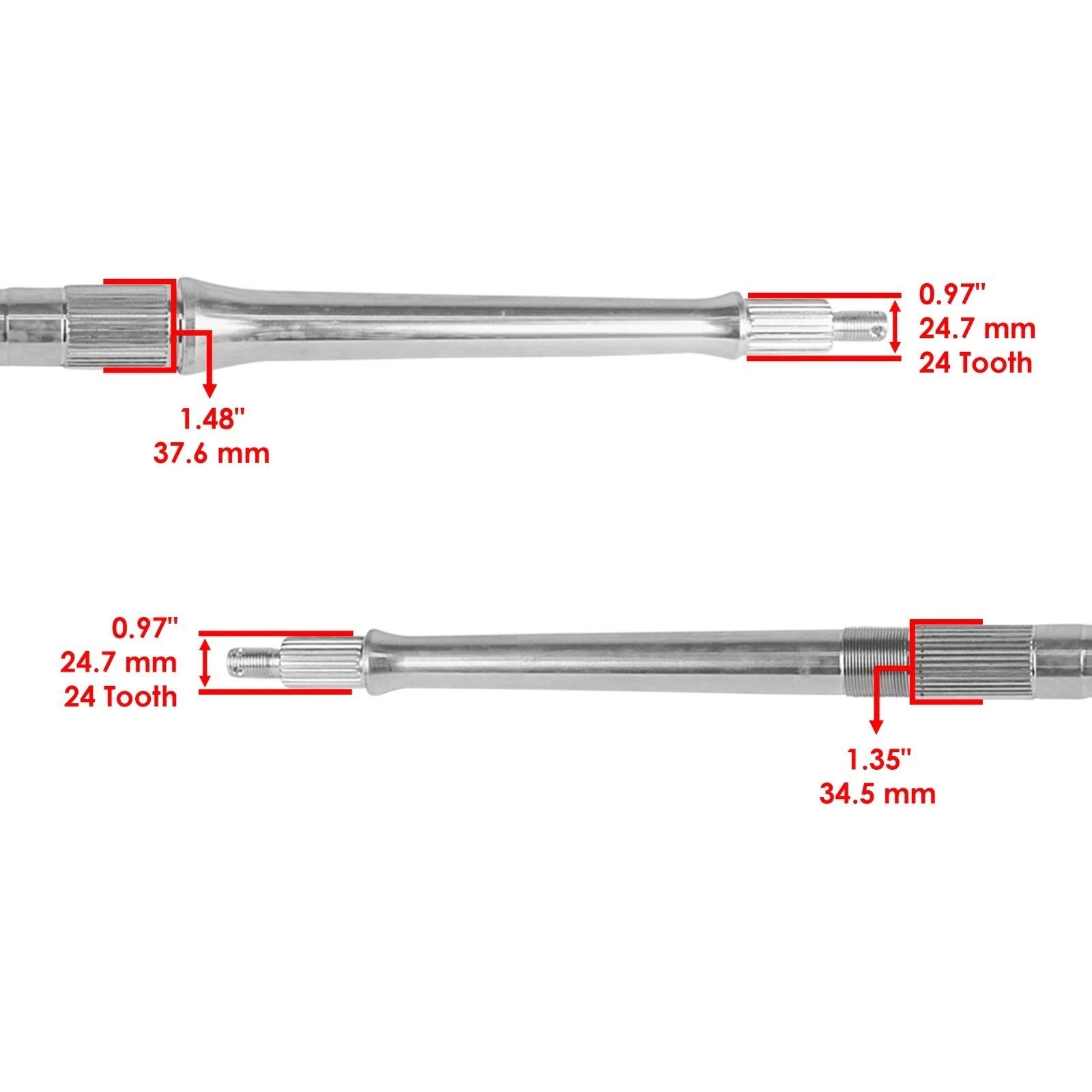 Rear Axle Shaft for Yamaha Banshee 350 YFZ350 YFZ 350 1987 1988 1989 1990 - 2006