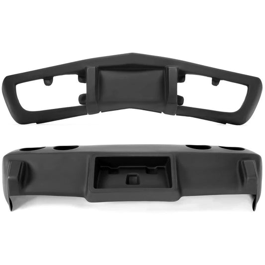Primer Black Front Bumper + Rear Bumper Fiberglass For Chevrolet Corvette 75-79