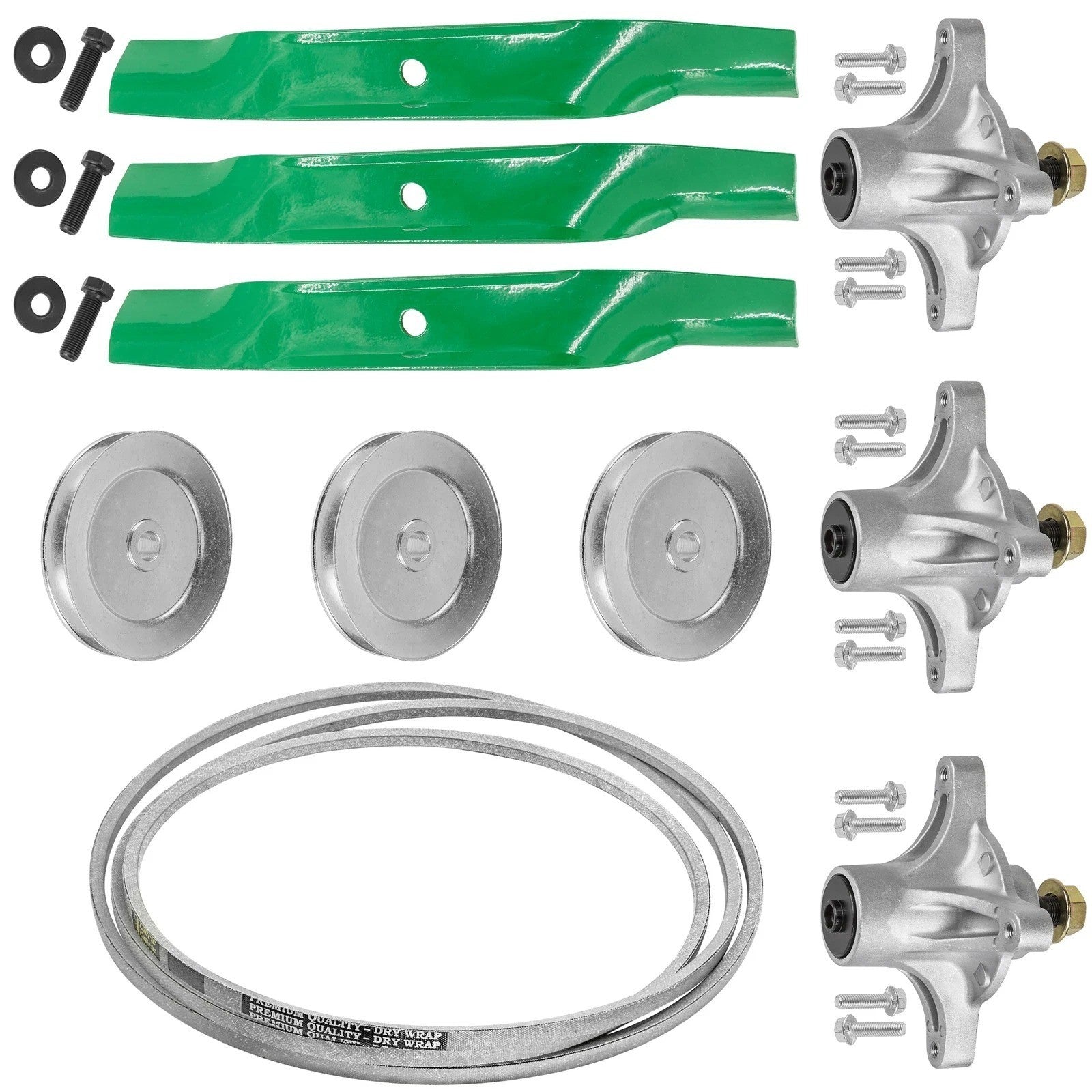 50" Deck Spindles & Kit for Exmark QTS691KA502 QTS725GKC50200 QTS691KA502
