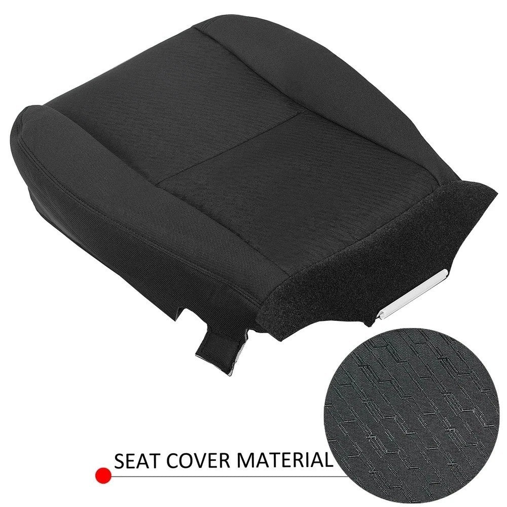 Left Driver Bottom Cloth Seat Cover For Chevy Silverado 1500/2500HD 2007-2014