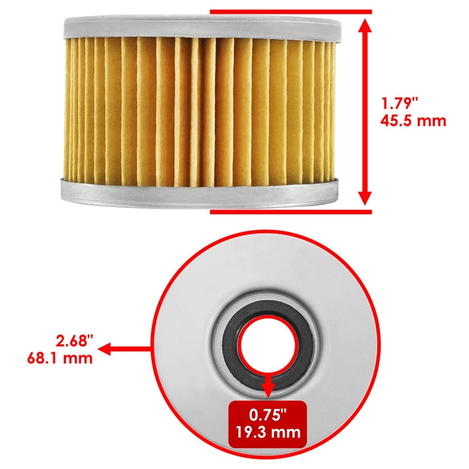 Oil Filter For Honda Rincon 680 TRX680FA 2006-2023 / Rincon 650 TRX650FA 2003-05