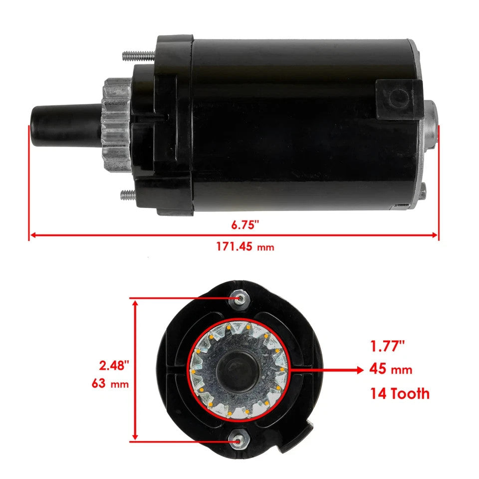 Starter for Kohler Courage Single SV540 SV530 SV480 SV470 / 20-098-01 20-098-01S