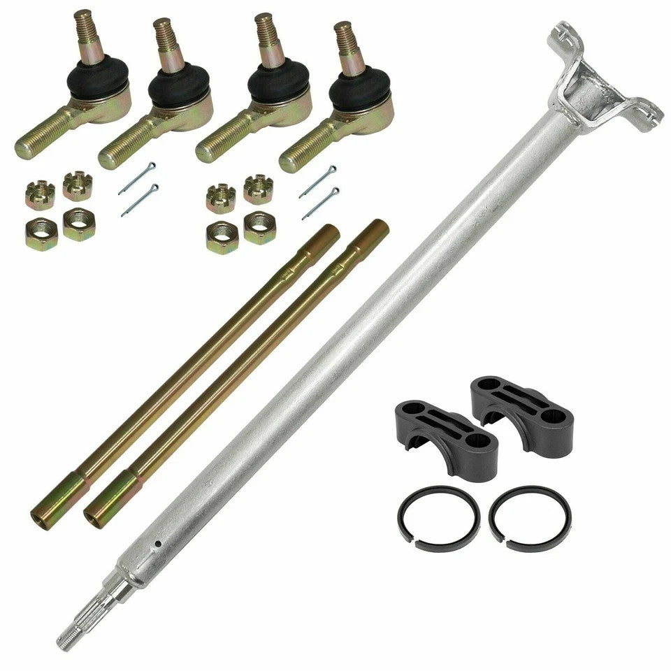 for Yamaha Raptor 700 700R YFM700R 06-12 Steering Stem Shaft w/ Tie Rod End Kit