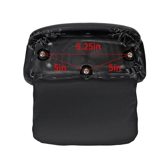 Black Chopped Pack Trunk Backrest For Harley Touring Street Road Glide 2014-2026