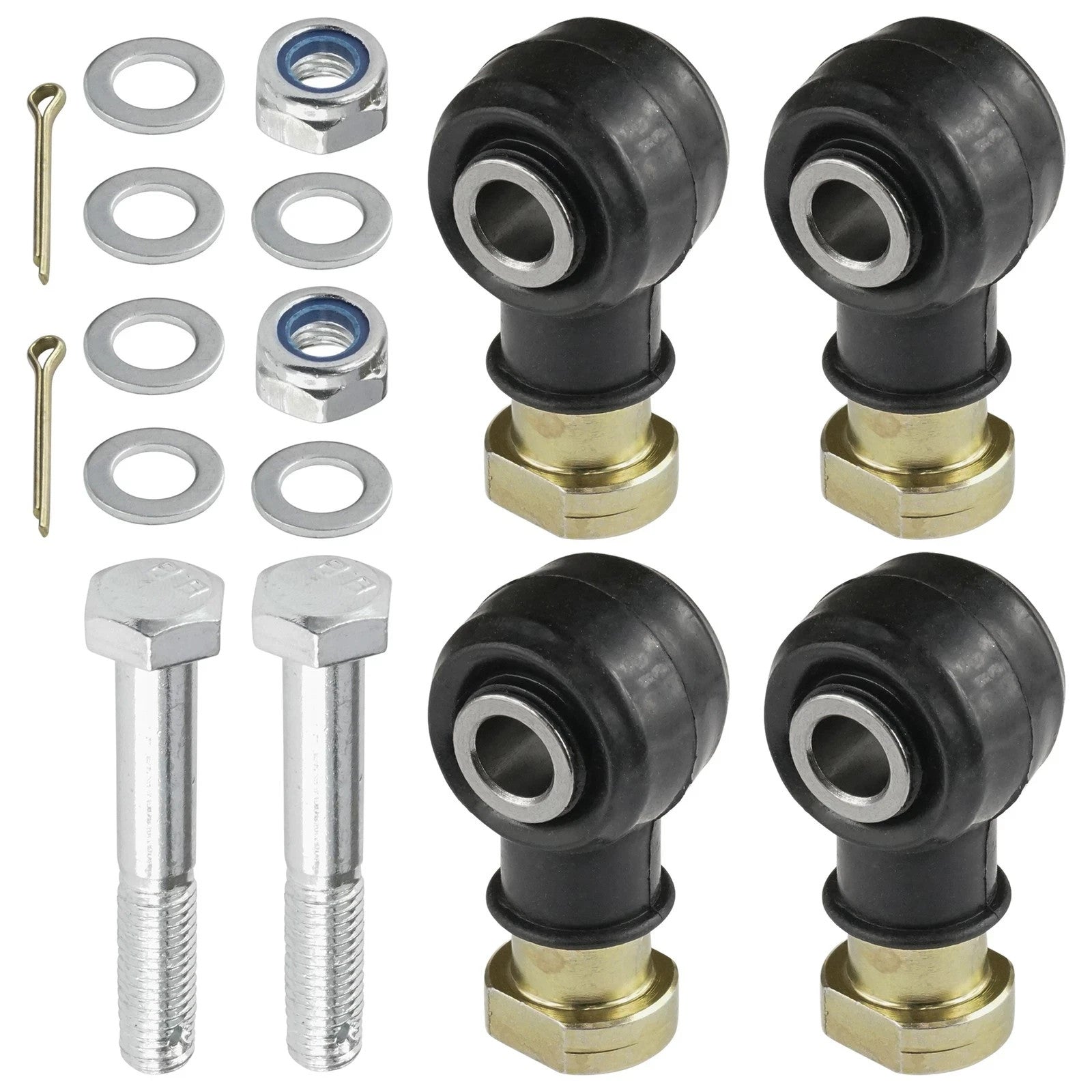 2 Sets Of Tie Rod End Kits for Polaris Hawkeye 300 2X4 4X4 2006-2011