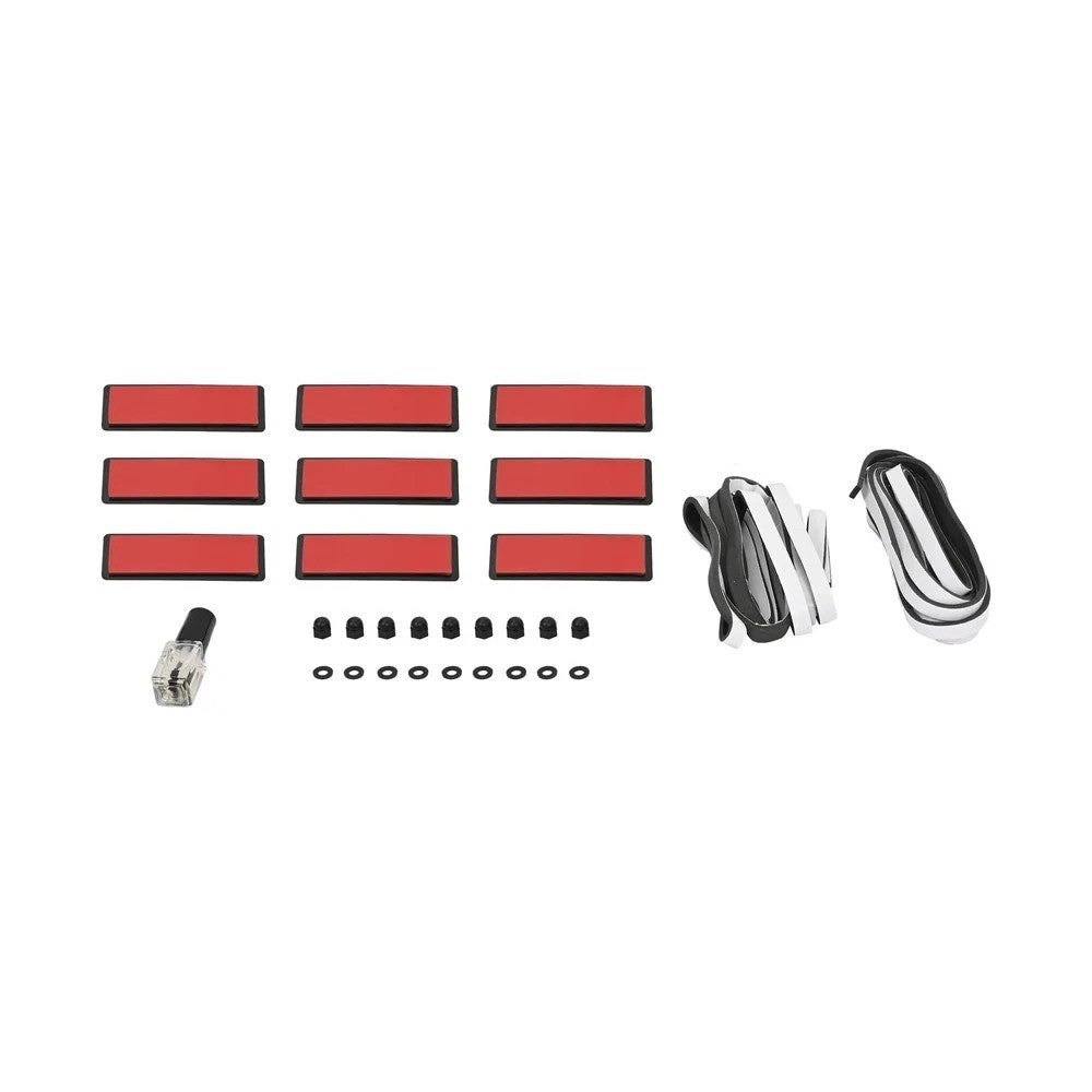 For Dodge Challenger 08-23 Carbon Fiber Style Rear Window Louver Sun Shade Vent