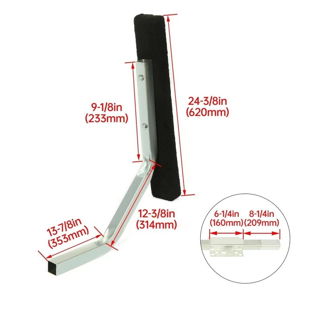 HECASA Pontoon 24.4" Boat Trailer Bunk Board Guide For Sailboat Trailer with Box