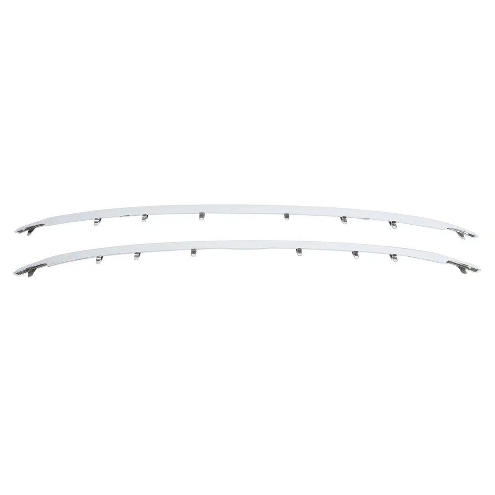 For Ford Explorer 2011-2015 #BB5Z8200BA Lower & Upper Grille Molding Trim Chrome