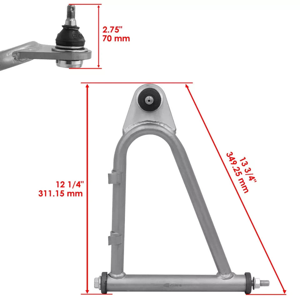 Front Upper and Lower A-Arm Set for Yamaha Banshee 350 YFZ350 1991-2003