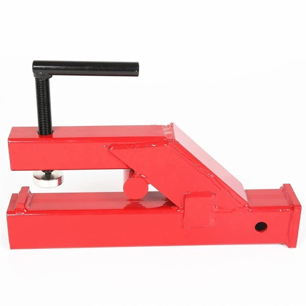 Receiver Hitch 2" Clamp On Trailer Tractor Bucket Mount Adapter For Deere Bobcat