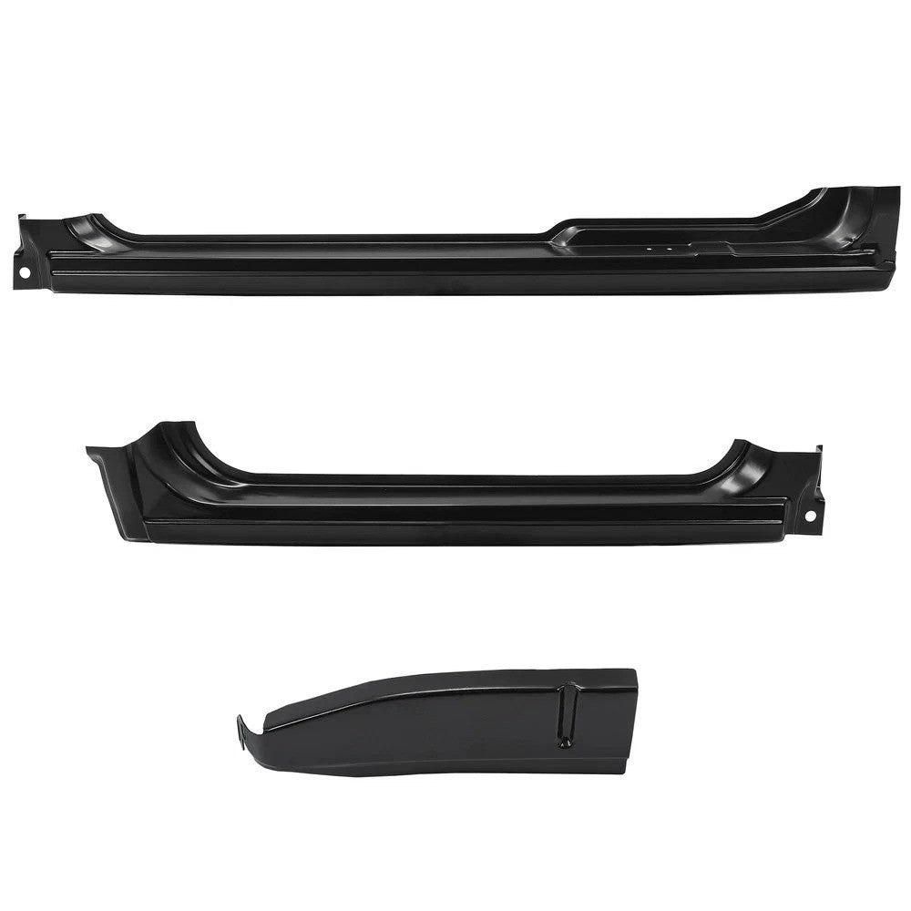 HECASA Rocker Panels w/Cab Corner For 94-04 Chevy S10 Sonoma Extended Cab 3 dr