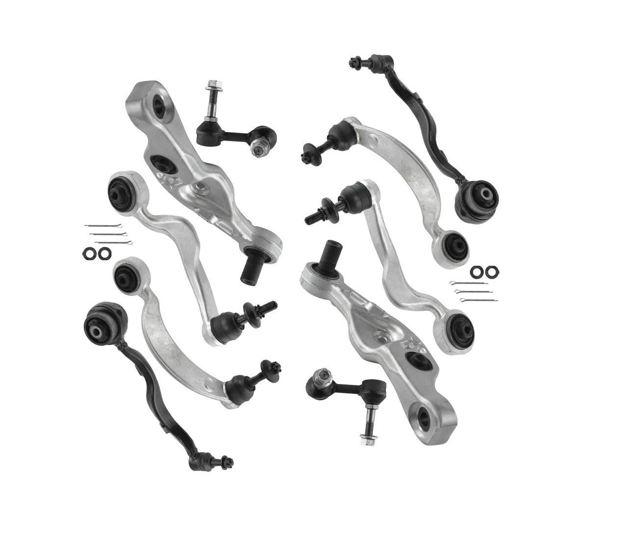 Front Upper & Lower Control Arms Ball Joints Sway Links for Lexus LS460 New