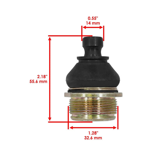 4 Upper and Lower Ball Joints for Kawasaki Bayou 300 KLF300 KLF300-C 1989-2005