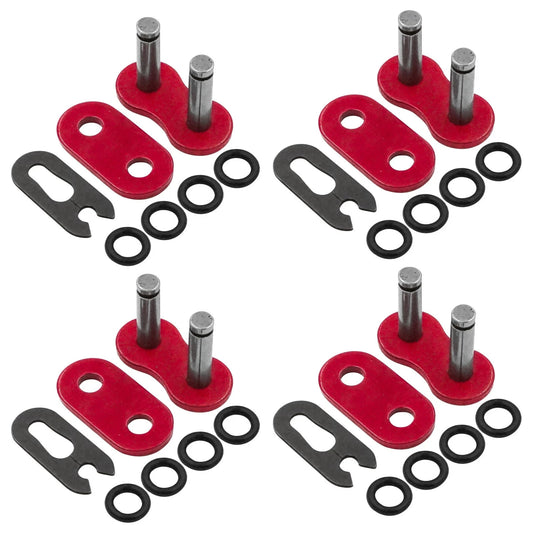 530 Chain Master Link w/ O Ring For Motorcycle Bike ATV Connecting Link Red
