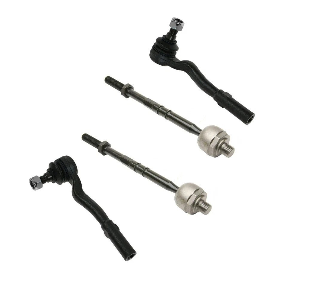 Front Inner & Outer Tie Rod End Kit Set of 4 for Mercedes Benz New
