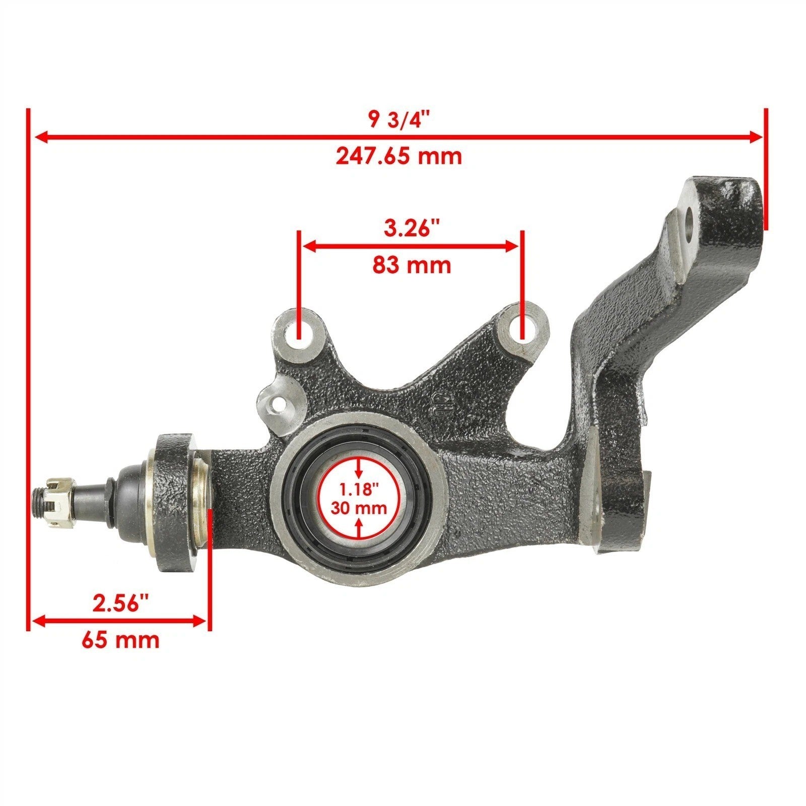 Front Left & Right Wheel Knuckle For Yamaha Rhino 700 YXR700F 4x4 2008-2013