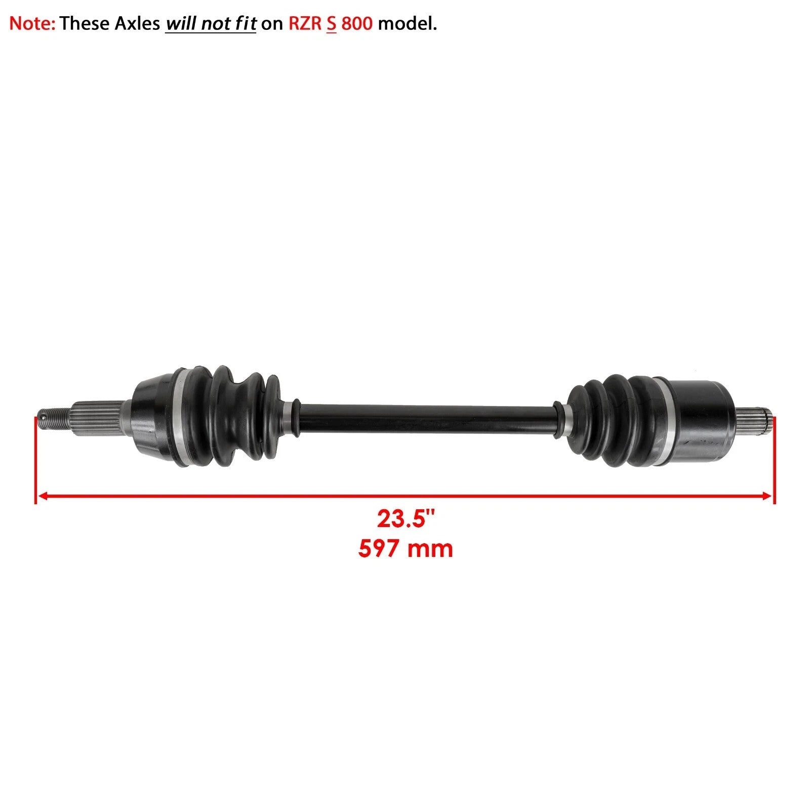 Front Left Or Right Complete CV Joint Axle For Polaris RZR 800 EFI 2008-2014