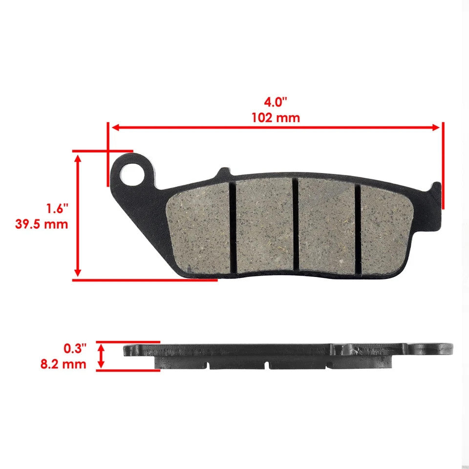 Front Brake Pads for Honda GL1500C Valkyrie 1500 1996-2003