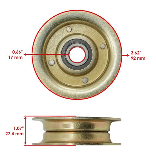 42" Deck  Spindles Blades Belt Idlers Pulley Rebuild Kit For John Deere D130