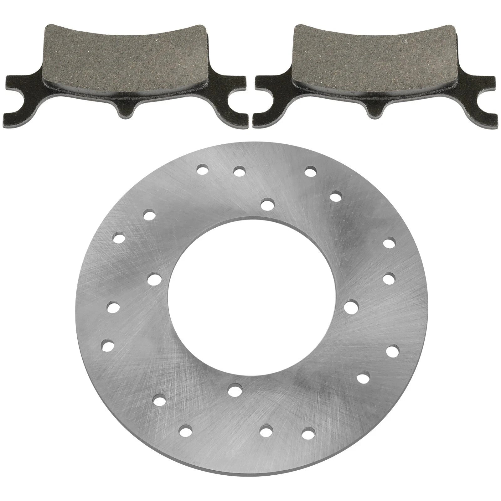 Rear Brake Disc Rotor W/ Pads for Polaris Sportsman 500 450 2003 2004 2005 2006